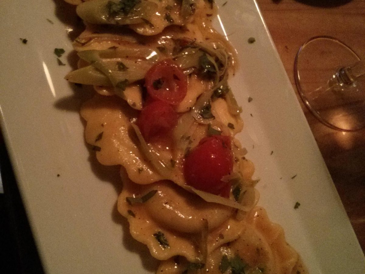 Beef carpaccio with capers and cherry tomatoes